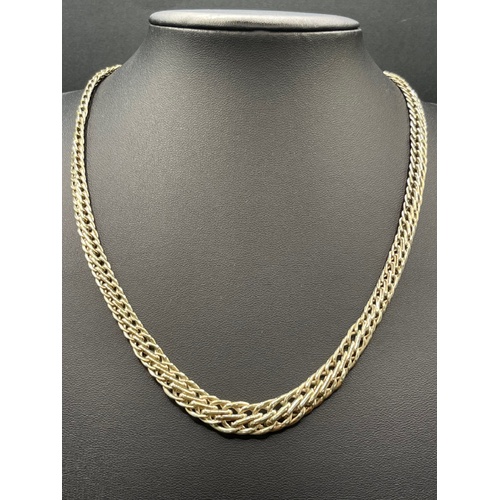 Ladies 9ct Yellow Gold Fancy Link Necklace