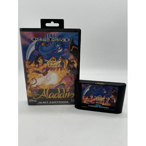 Sega Mega Drive Disney’s Aladdin 16-Bit Cartridge Video Game Original Version