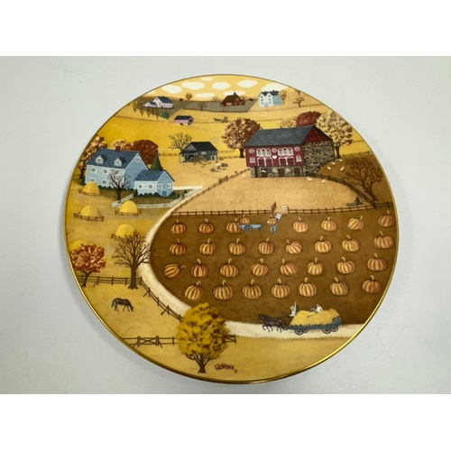 CA Brown Royal Doulton Pumpkin Patch Limited Edition Plate #1242