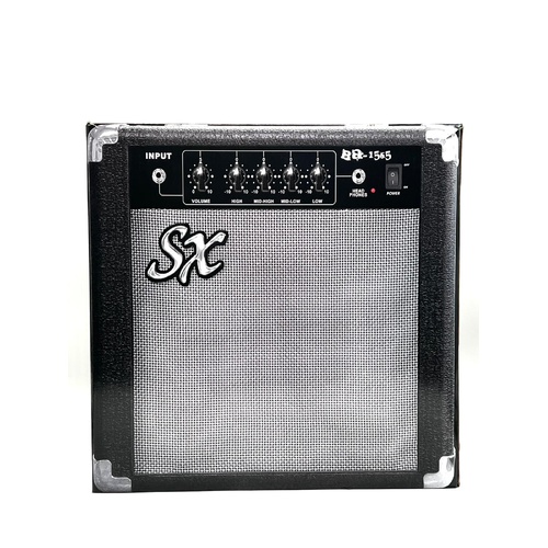 SX BA-1565 Bass Guitar Amplifier 15-Watt RMS 6.5 Inch Custom Made Woofer