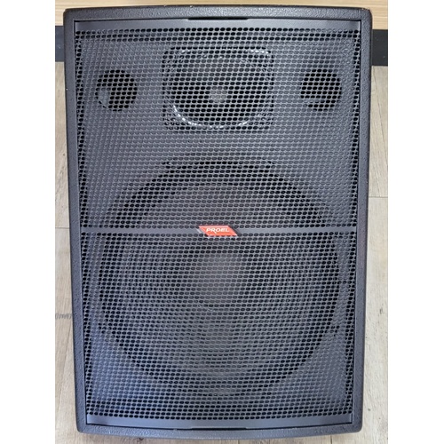 Proel EX15MA 15 inch 200 Watt 2-Way Active Stage Monitor Speaker Black