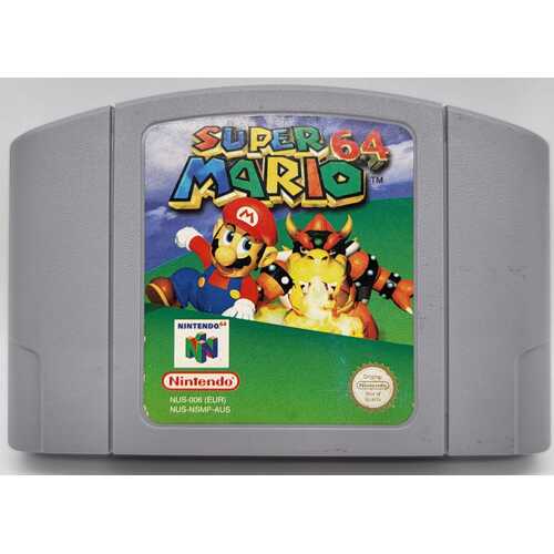 Nintendo 64 Super Mario 64 Game Cartridge Action Adventure Video Game