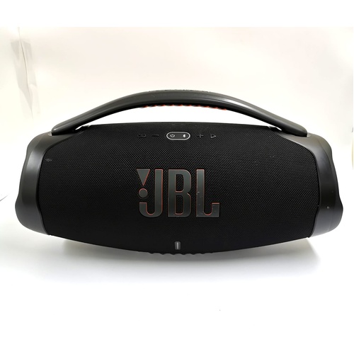 JBL Boombox 3 20W Portable Wireless Bluetooth Speaker Black with Cable