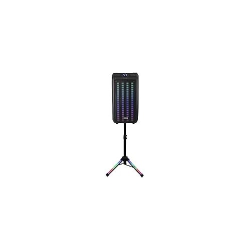 Laser Portable Party Speaker with LED Stand and Karaoke Microphone