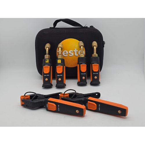 Testo Refrigeration and Air Conditioning 6 Pieces Testing Kit with Case