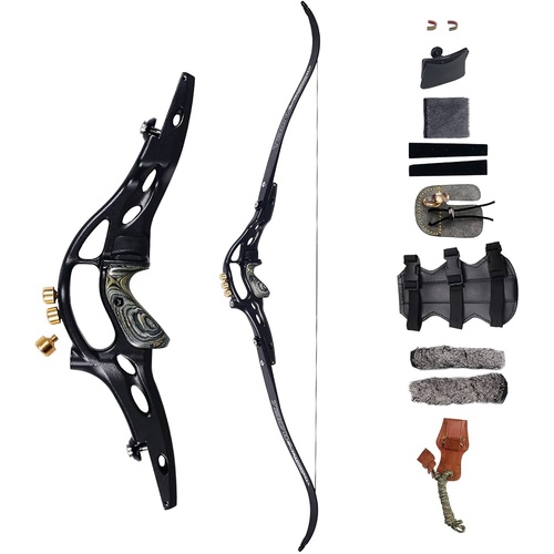 Tbow Traditional Archery Bow Gordon Limbs ILF Interface with Accessories