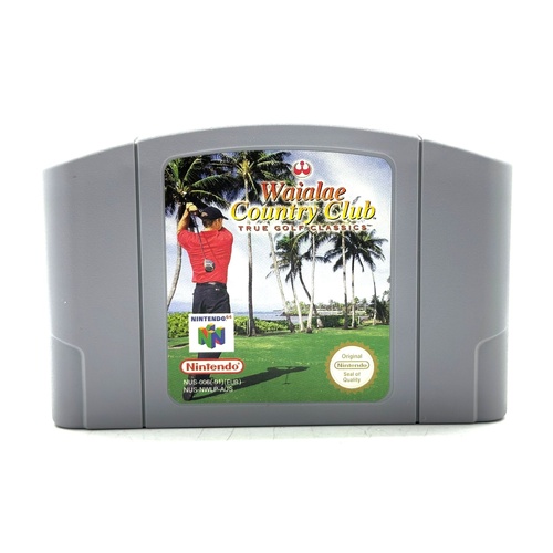 Waialae Country Club True Golf Classics Nintendo 64 Video Game Cartridge