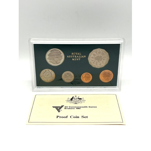 Royal Australian Mint XII Commonwealth Games Brisbane 1982 Proof Coin Set