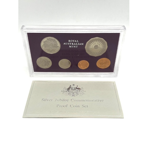 Royal Australian Mint 1977 Silver Jubilee Commemorative Proof Coin Set