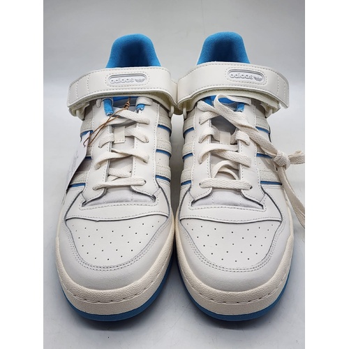 Adidas IG3785 Forum Low Originals Cloud White Semi Blue Burst Shoes Size 13 US