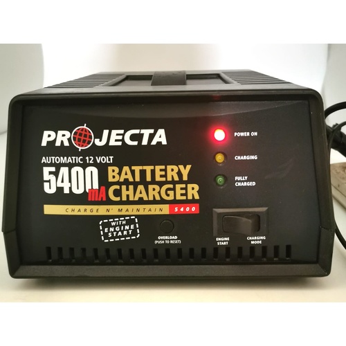 Projecta 12V DC 5400mA Auto Battery Charger AC800