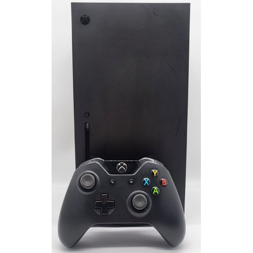 Microsoft Xbox Series X 1TB Console Matte Black 1882 with Controller and Leads