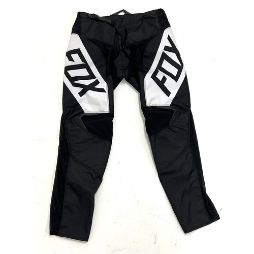 Fox Mens Motocross 180 Mastar Airline Pants Black White Size 34