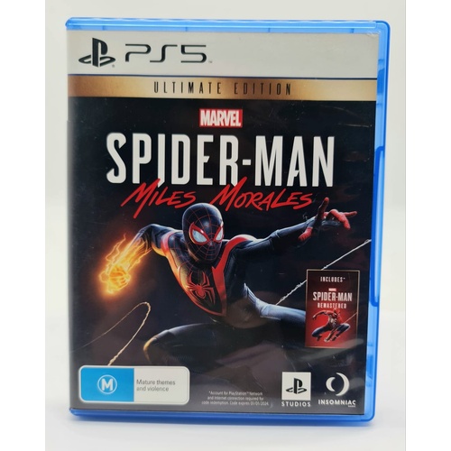 Marvel's Spider-Man Miles Morales Ultimate Edition PlayStation 5 Video Game