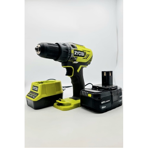 Ryobi 18V ONE+ Drill Driver R18DD3 with 4.0Ah Battery and Charger