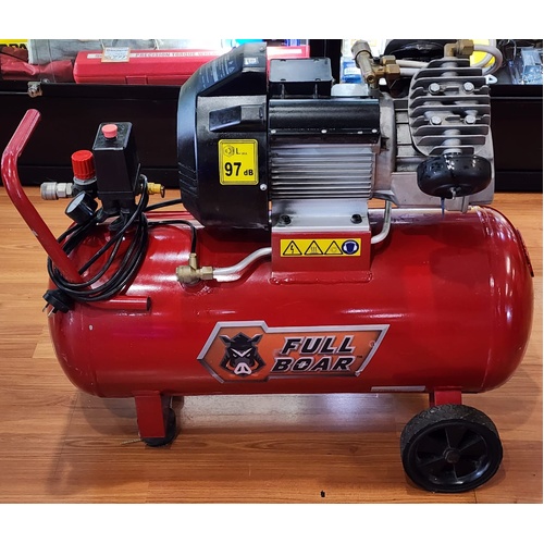 Full Boar FBT-5301 50 Litre 3HP V-Twin Air Compressor