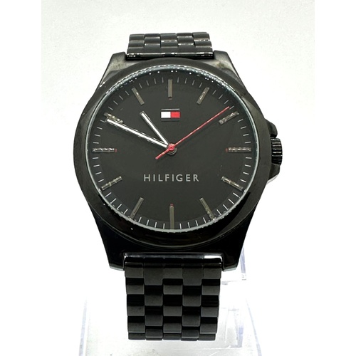 Tommy Hilfiger Barclay Quartz Black Dial Stainless Steel Analogue Ladies Watch