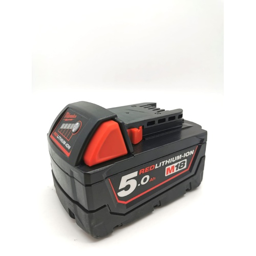 Milwaukee M18 18V RedLithium-Ion 5.0Ah Extended Capacity Battery Pack M18B5