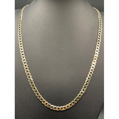 Men's 9ct Yellow Gold Curb Link Necklace