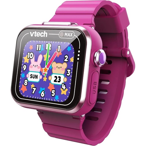 VTech KidiZoom Smartwatch Max Pink 12 in 1 Watch Rechargeable Splash Proof