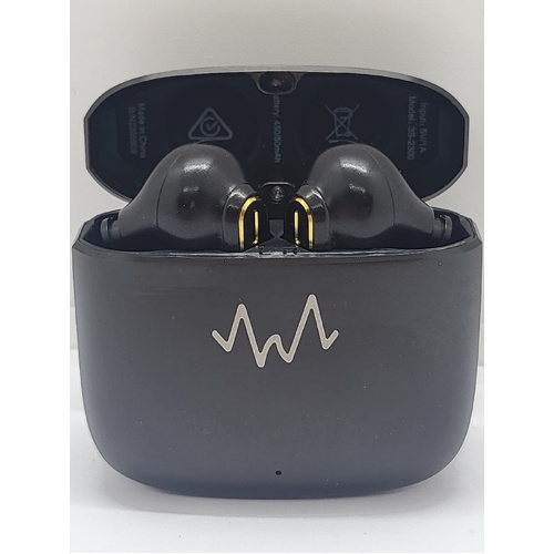 Wave 3S-2300 Immersive Pro True Wireless Bluetooth Earbuds Black