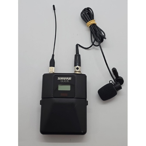 Shure QLXD1 K52 Wireless Bodypack Transmitter Frequency 606-670MHz