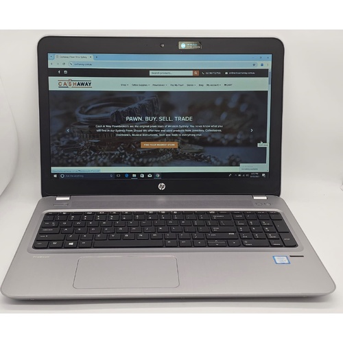 HP 15.6 Inch ProBook 450 G4 Laptop Intel i5-7200U 8GB 256GB SSD HD Graphics 620