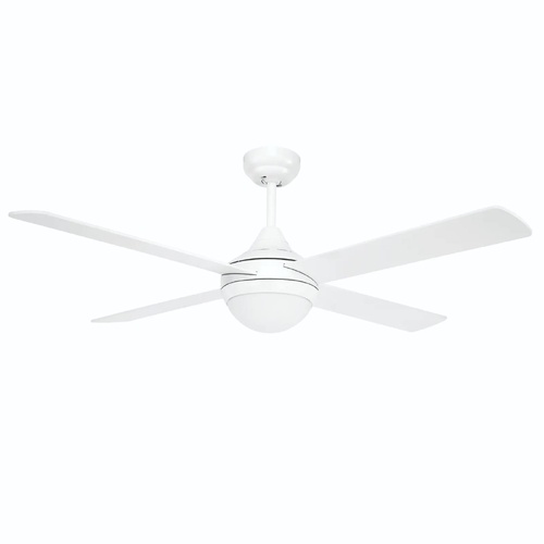 Brilliant Tempo 52 Inch 3 Speed Ceiling Fan with Light White 20915/05