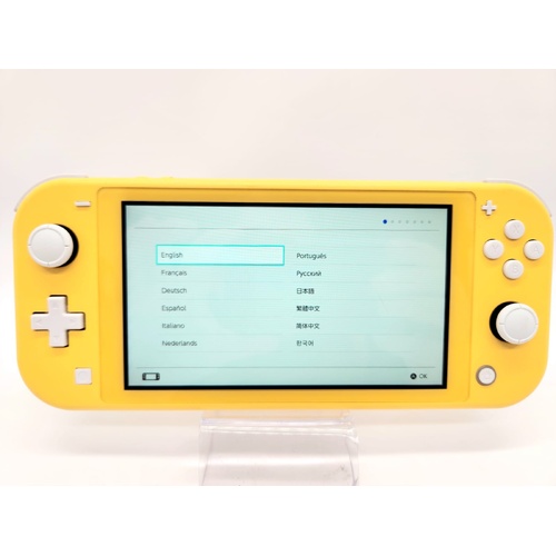 Nintendo Switch Lite Yellow HDH-001 Handheld Console 32GB Storage with Charger