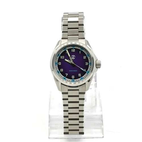 Zelos Swordfish 38mm Field Nebula Watch 200m Water Resistance with Case