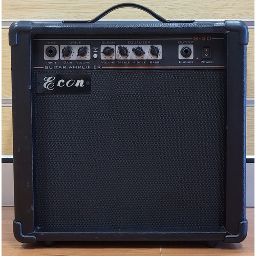 Econ G30/GR30 51W 230V 50Hz Guitar Amplifier Black