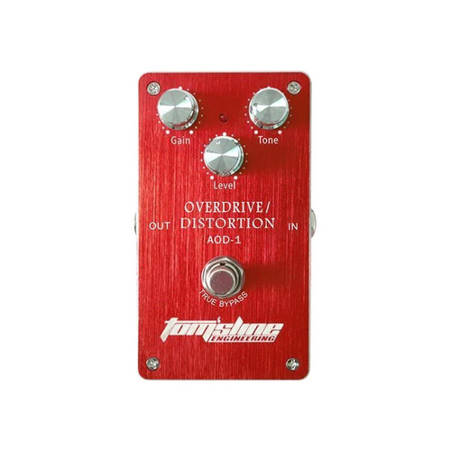 Tomsline Guitar Effects Pedal Premium Analogue Overdrive Distortion Pedal AOD-1