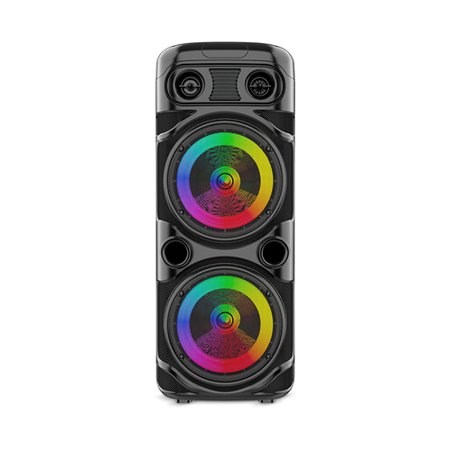 NEW SING-E Dual 8 inch Large Bluetooth RGB Light Outdoor and Indoor Speaker